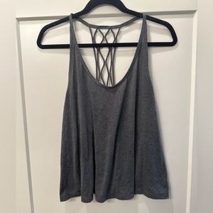 Lululemon Athletica | Gray Braided Tank Top | Size 8